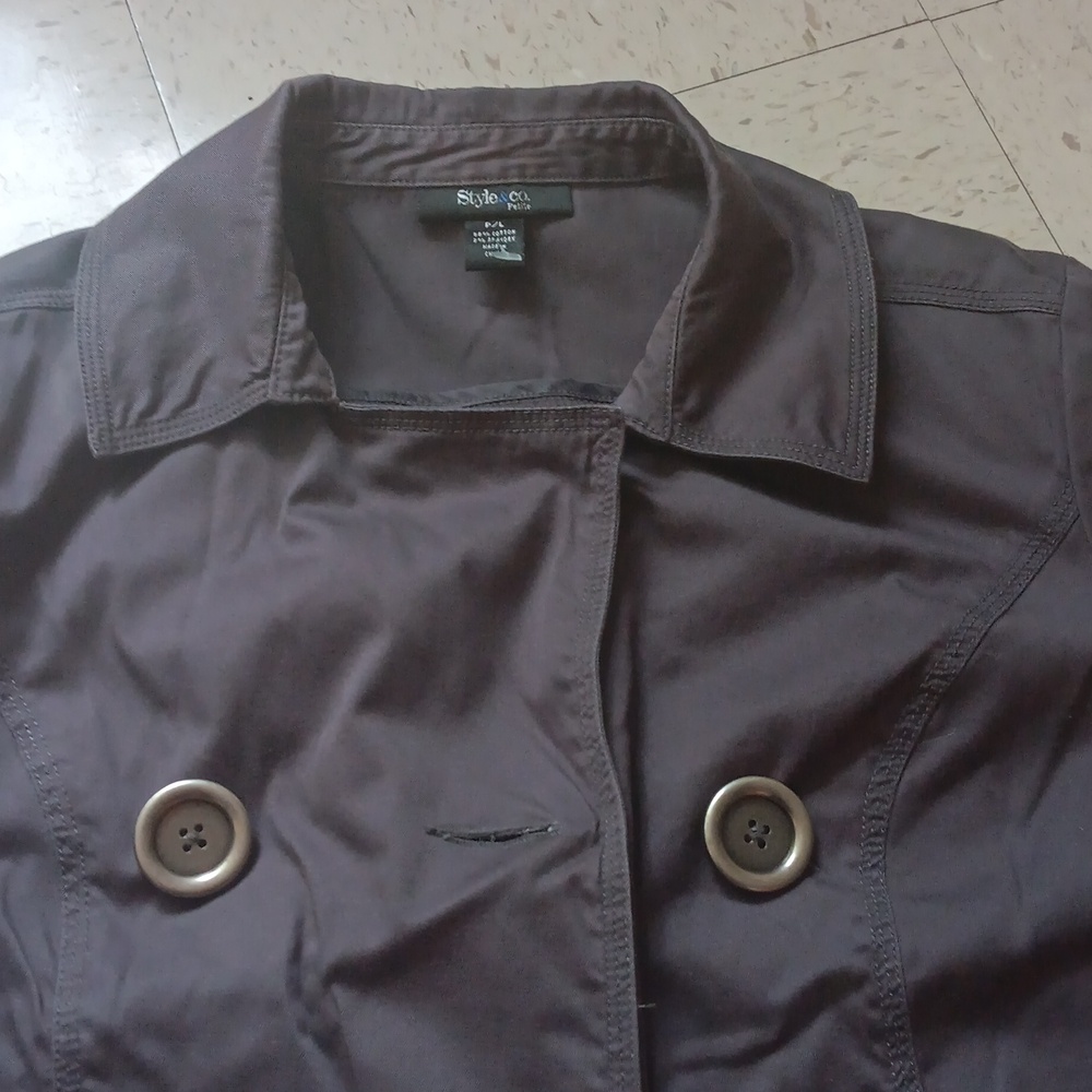 Overcoat size Large, tight fit